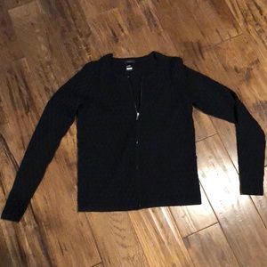 Black cardigan